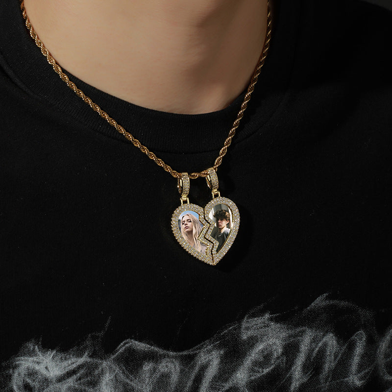 Fashion Personality Heart-shaped Multi-part Necklace - FASHIONKULTUR