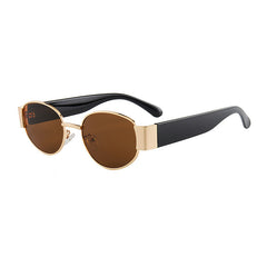 Trendy Small Frame Round Sunglasses Women Men Luxury - FASHIONKULTUR