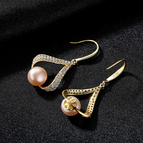 New pearl earrings with water drops - FASHIONKULTUR