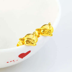 24K Gold Plated Earrings Euro Gold Jewelry New Popular Earrings - FASHIONKULTUR