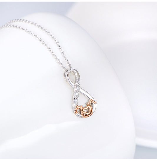 925 Sterling Silver Jewelry Mother's Day Necklace - FASHIONKULTUR