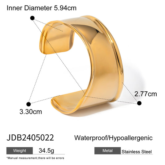 Smooth Irregular Open-ended Bracelet - FASHIONKULTUR
