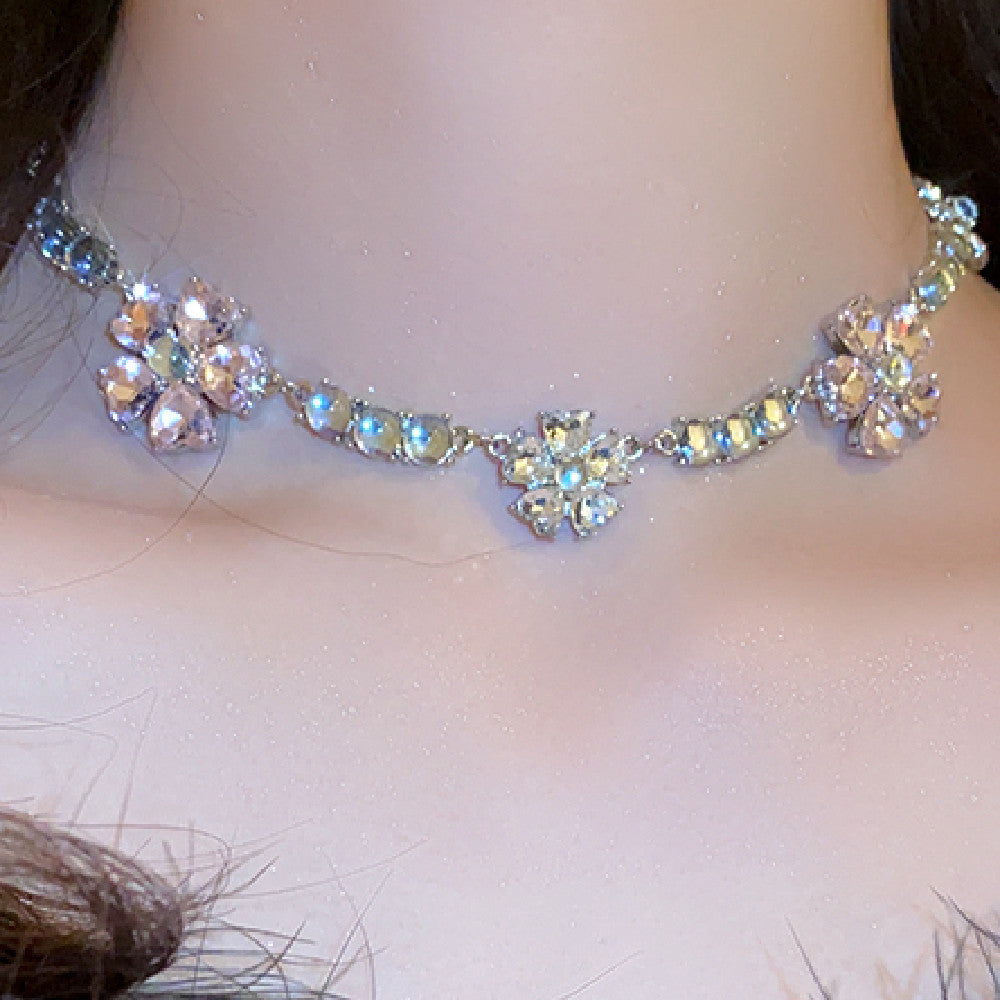 Fashion Light Luxury Flower Necklace - FASHIONKULTUR