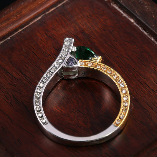 Women's Crystal Zircon Diamond Ring Jewelry - FASHIONKULTUR