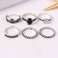 Jewelry Fashion Retro Crown All-match Diamond