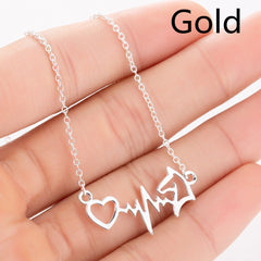 Pet Dog Footprints Paw Necklace  Necklaces