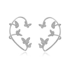 Butterfly Ear Clip - FASHIONKULTUR