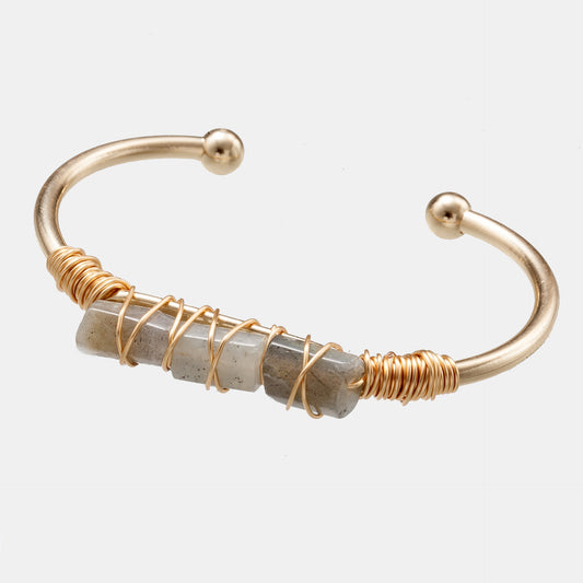 Winding Crystal Gold-plated Crystal Bracelet - FASHIONKULTUR