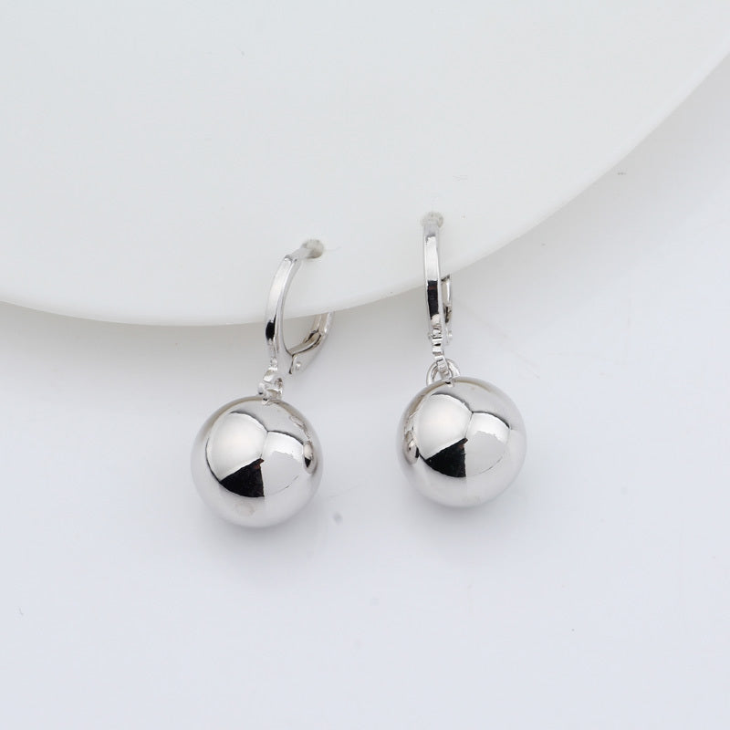 Spherical earrings necklace - FASHIONKULTUR