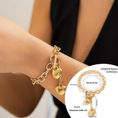 Thick Chain With Shiny Lock And Key Pendant Necklace For Women Trendy Ladies Accessories On The Neck Fashion Jewelry Female