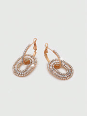 A pair of fashion trend temperament atmosphere trend micro inset zircon women earrings dating daily wear - FASHIONKULTUR