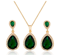 Zircon Jewelry Set - FASHIONKULTUR