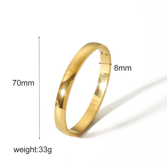 Ins Style Diamond-shaped Sparkling Titanium Steel Bracelet Does Not Fade - FASHIONKULTUR