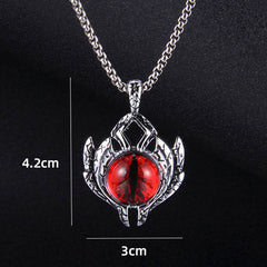 Fashion Devil Eyes Stainless Steel Necklace Jewelry For Men And Women - FASHIONKULTUR