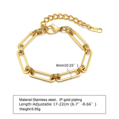 Ornament Extended Stainless Steel Bracelet Gold - FASHIONKULTUR