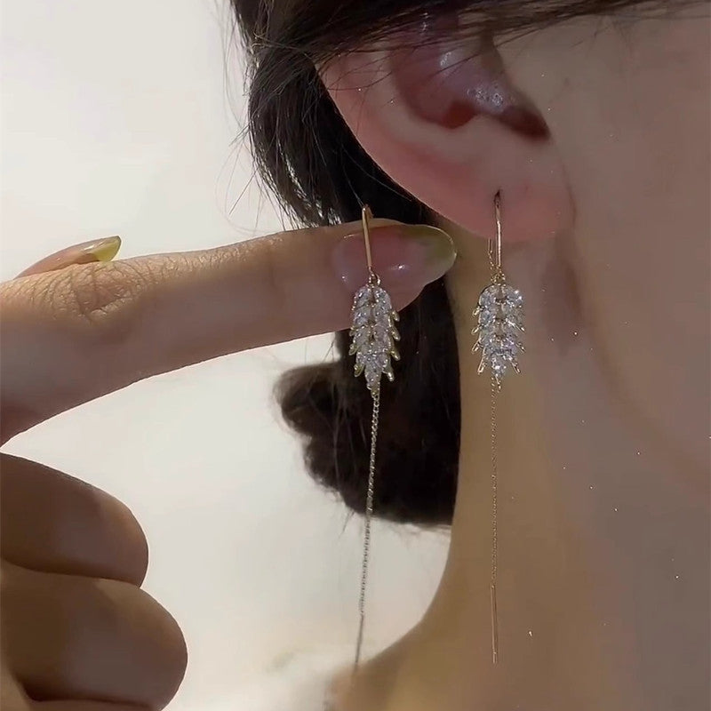 Descendants Of The Rich Tassel Ear String Earring Spring And Summer - FASHIONKULTUR