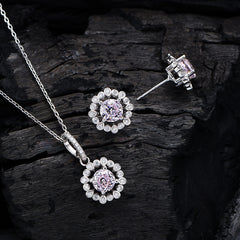 925 Sterling Silver Jewellery Set Of Two - FASHIONKULTUR