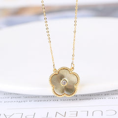 Gold Flower Bracelet Ring Earrings Women's Jewelry Set