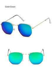 women's Hexagonal Sunglasses - FASHIONKULTUR