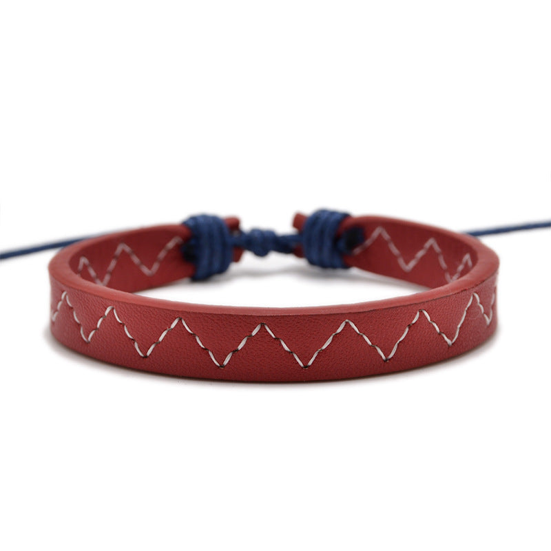 Printed Leather Bracelet PU Bracelet - FASHIONKULTUR