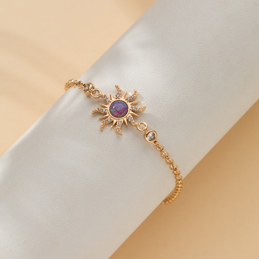 Zircon Necklace Vintage Ring Copper Inlaid - FASHIONKULTUR