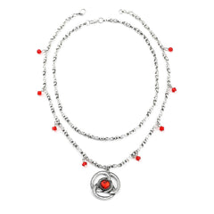 Fashion Alloy Silver Necklace Jewellery - FASHIONKULTUR