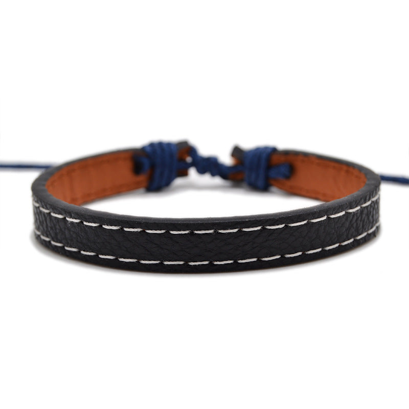 Printed Leather Bracelet PU Bracelet - FASHIONKULTUR