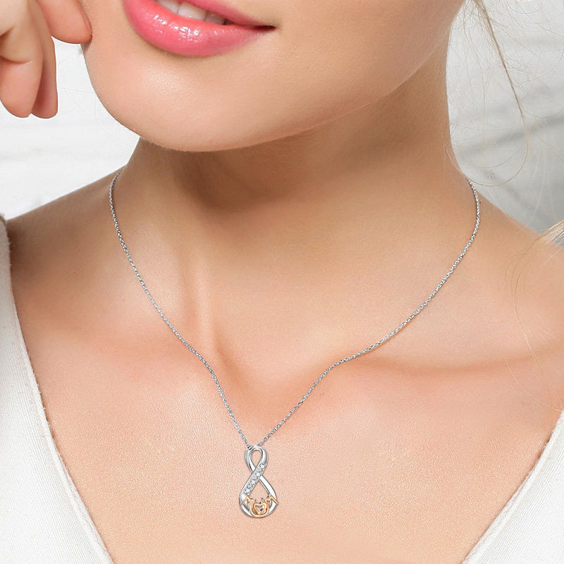 925 Sterling Silver Jewelry Mother's Day Necklace - FASHIONKULTUR