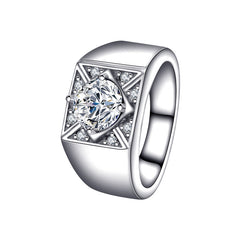 S925 Fashion High-grade Irregular White Zircon Ring - FASHIONKULTUR