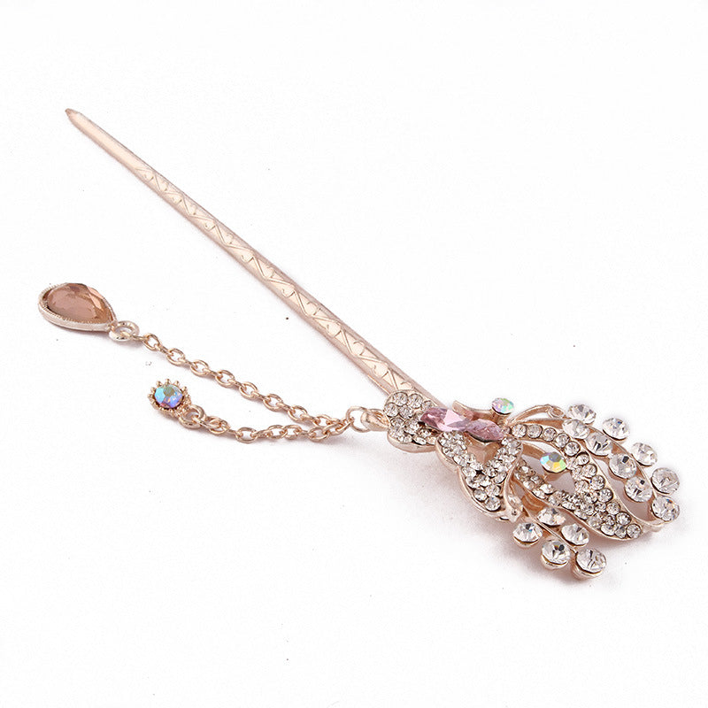 Women's hairpin glass head jewelry fashion - FASHIONKULTUR