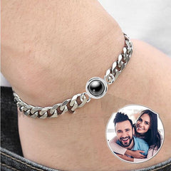 Original Design New Men Circle M Bracelet Personalized