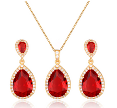 Zircon Jewelry Set - FASHIONKULTUR