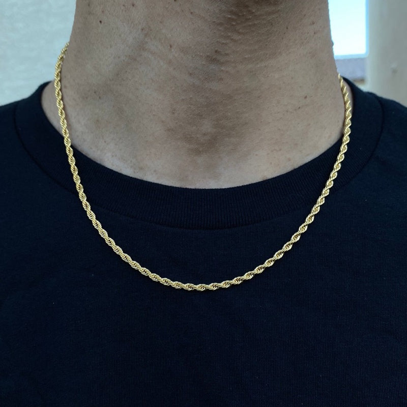 Temperament Fashion Cube Rope Chain Men Necklace - FASHIONKULTUR