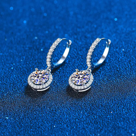 Moissanite Earrings - FASHIONKULTUR