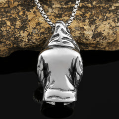 Dark Style Assassin Cloak Stainless Steel Pendant Necklace Ornament