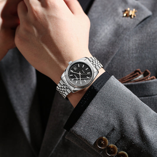 Business Calendar Luminous Waterproof Quartz Watch - FASHIONKULTUR