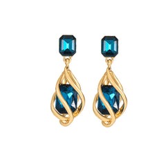 Retro Creative Fashion Emerald Women's Stud Earrings - FASHIONKULTUR