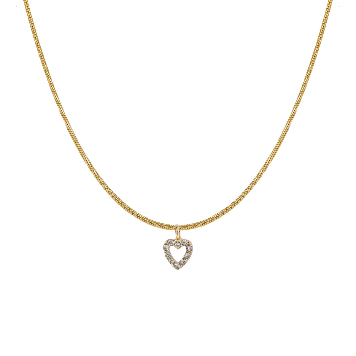 Temperamental All-match Sweater Chain Jewelry Zircon Peach Heart Pendant Necklace - FASHIONKULTUR