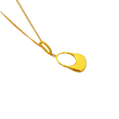 French Gold High Sense Stylish Elegant Necklace - FASHIONKULTUR