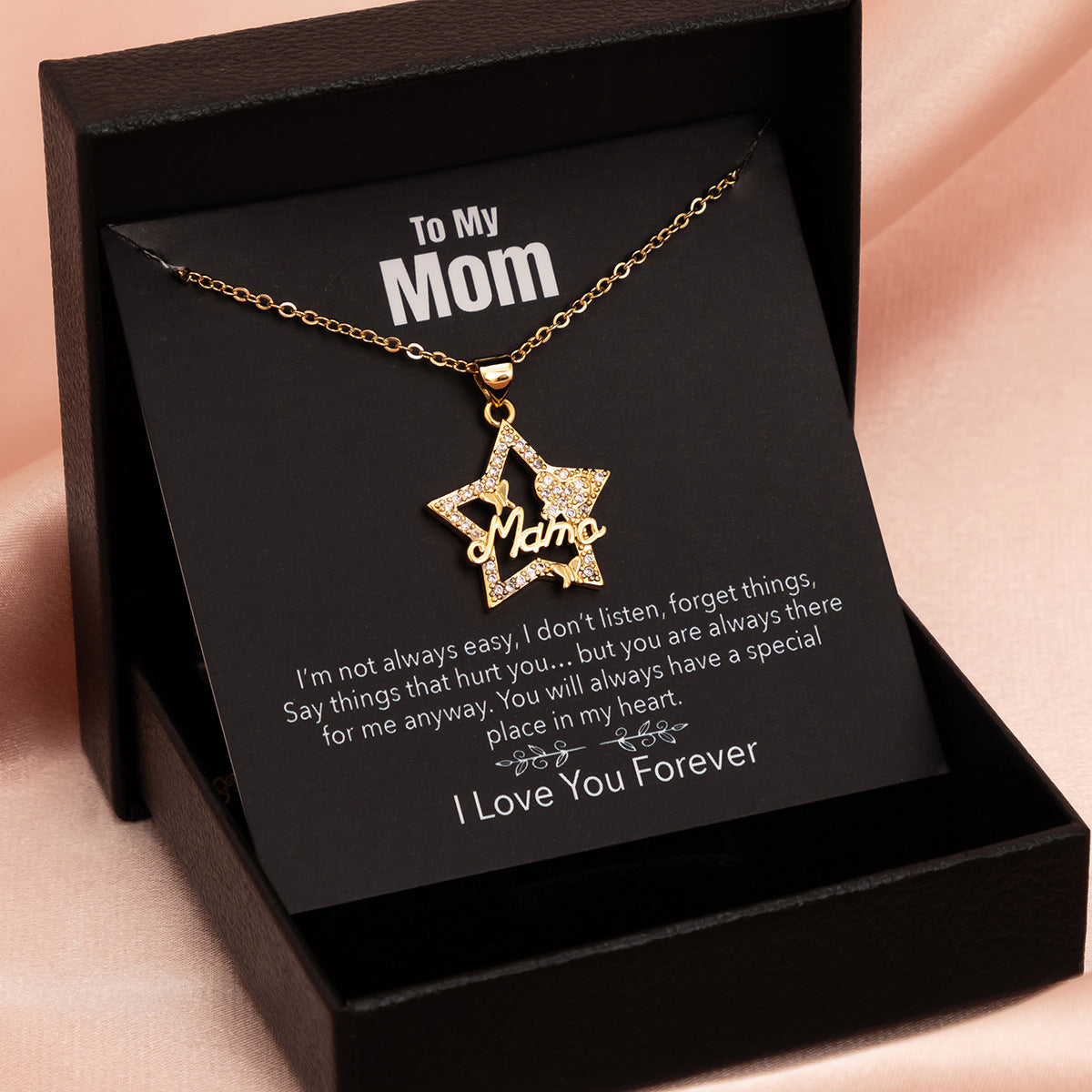 Mother's Day Necklace Gift Box Love Necklace For Women Fine Jewelry Women Accessories Fashion Jewelry - FASHIONKULTUR