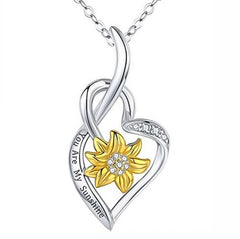 Sunflower Heart-shaped SmalPendant