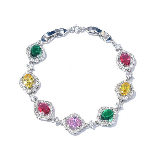 Women's Colorful Zircon Bracelet - FASHIONKULTUR