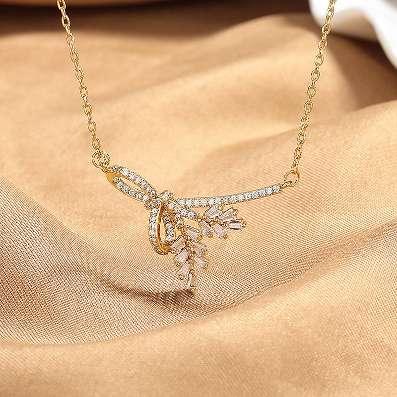 New Wheat Tassel Necklace Women's Design Sense - FASHIONKULTUR