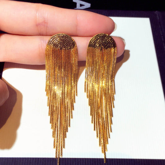 Fashion Tassel Temperamental Earrings For Women - FASHIONKULTUR