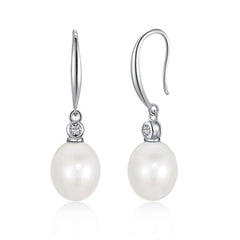 Sterling Silver Freshwater Pearl Ear Studs Niche