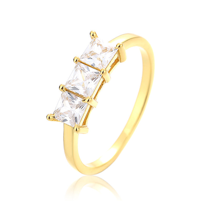 Female Niche Zircon 925 Silver Ring - FASHIONKULTUR