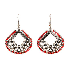 Bohemian Style Vintage Earrings Hollow Design Simple And Elegant