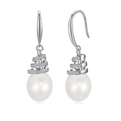 Sterling Silver Freshwater Pearl Ear Studs Niche