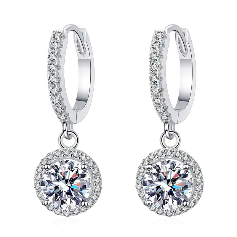 Moissanite Earrings - FASHIONKULTUR