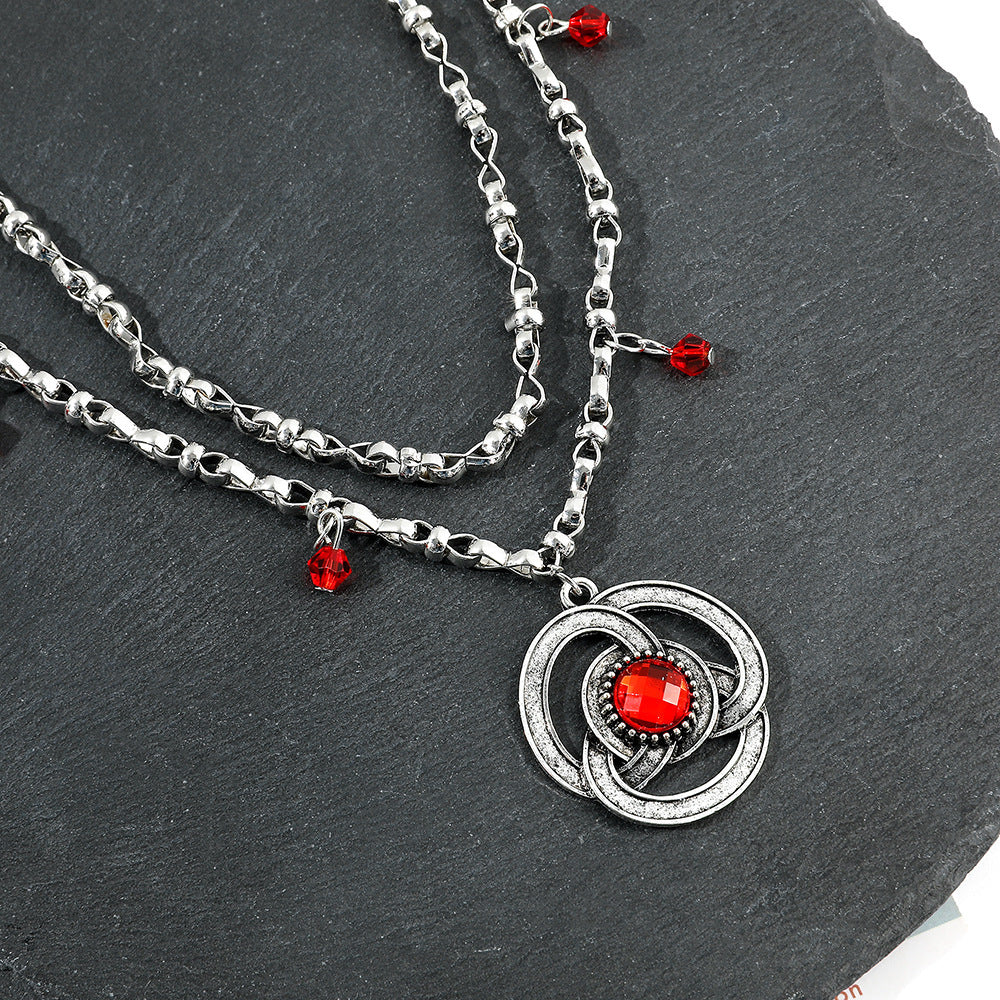 Fashion Alloy Silver Necklace Jewellery - FASHIONKULTUR